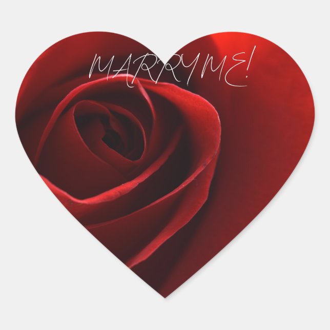 ROSE BEAUTIFUL  HEART STICKER (Front)