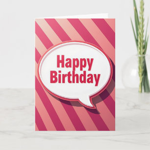 Rose Birthday Message Card