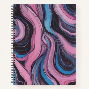Rose, Black and Blue Dance Notebook