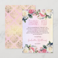 Rose Blooms Floral Baby Shower