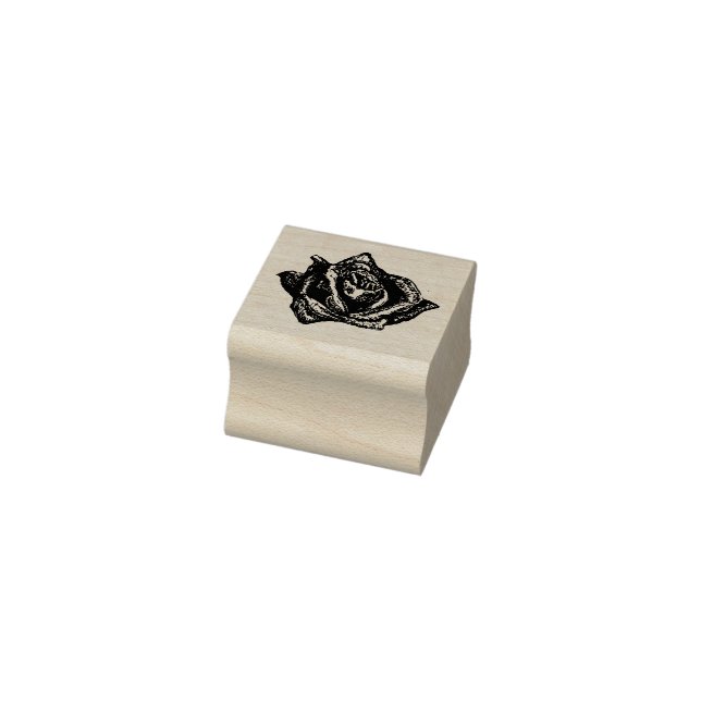 Rose Blossom Rubber Stamp (Stamp)