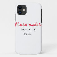 Rose body butter add your text name custom weight