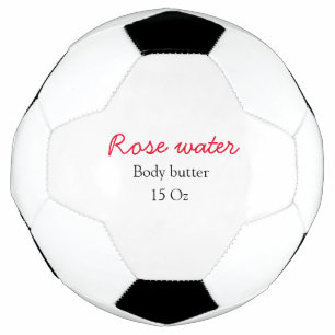 Rose body butter add your text name custom weight football