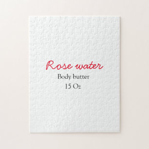 Rose body butter add your text name custom weight jigsaw puzzle