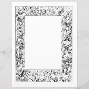 Rose Border Stationery