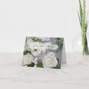 Rose Bouquet Bridal Shower Invitation