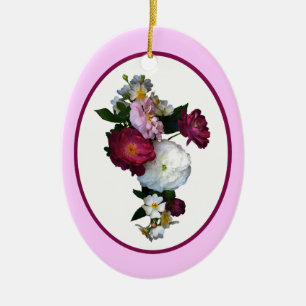 Rose Bouquet Christmas Ornament