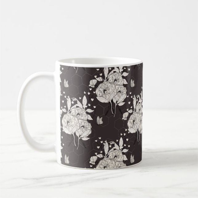 Rose Bouquet Coffee Mug (Left)