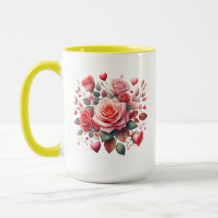 Rose Bouquet Floral Design-62103 Mug