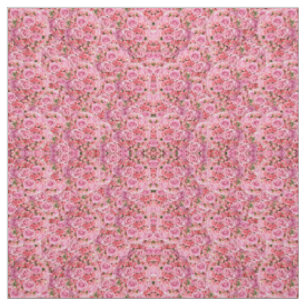 Rose Bouquet Flower Explosion Fabric