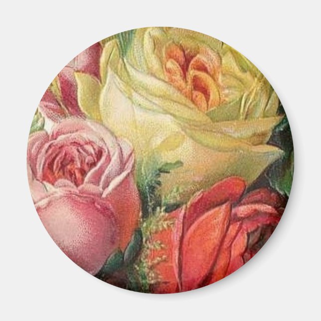 Rose Bouquet Magnet (Front)