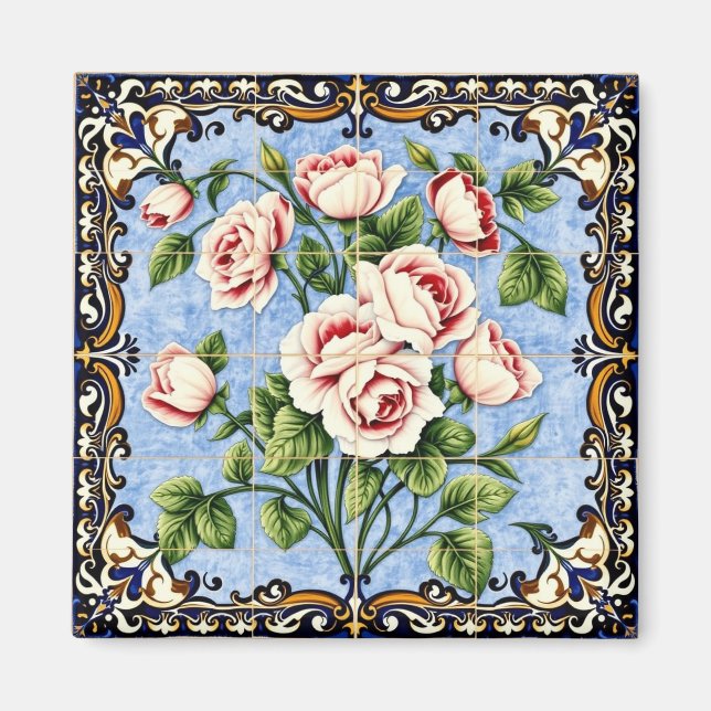rose bouquet magnet (Front)