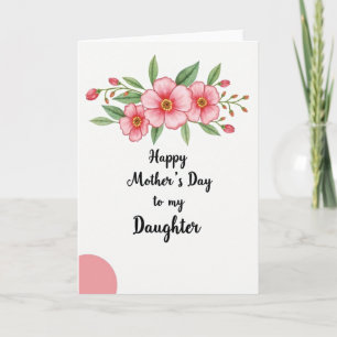 Rose Bouquet Mothers Day Greeting Card