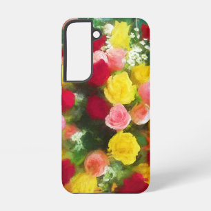 Rose Bouquet Painting - Cute Original Flower Art Samsung Galaxy Case