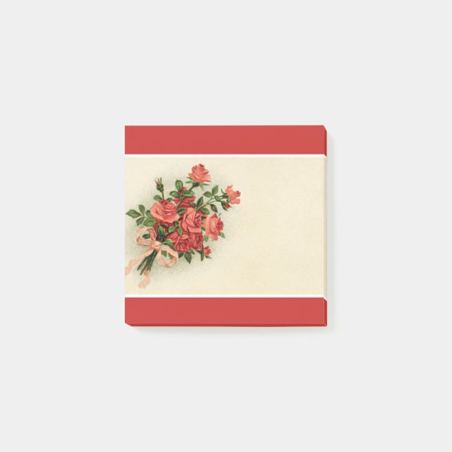 Rose Bouquet Post-it Notes (Front)