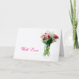 Rose Bouquet Valentine's Day Love Card
