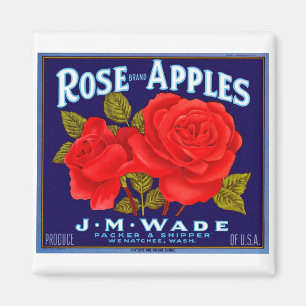 Rose Brand Apples Magnet