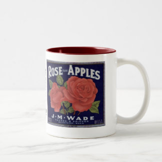 Rose Brand Apples Two-Tone Coffee Mug