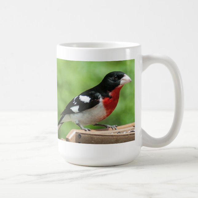 Rose-breasted Grosbeak Coffee Mug (Right)