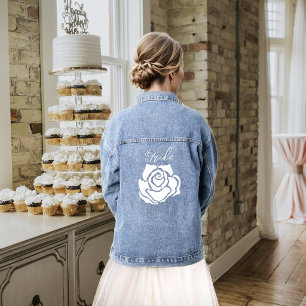Rose Bride Denim Jacket