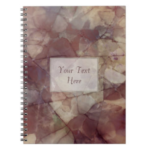 Rose Brown Marble Notebook