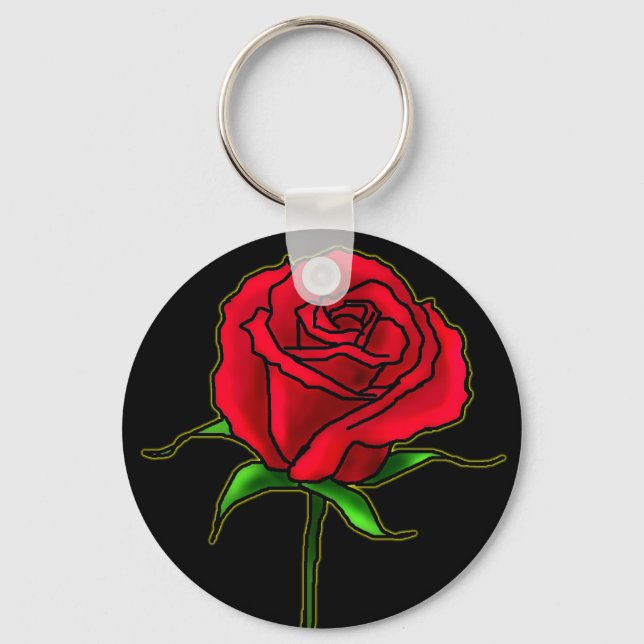 Rose bud key ring (Front)