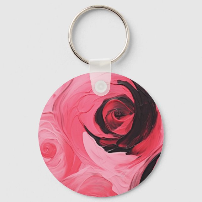Rose Bud  Key Ring (Front)