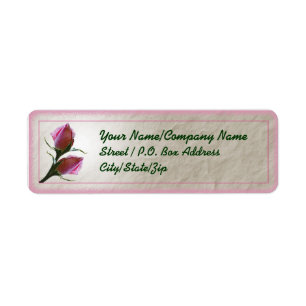 Rose Bud Label