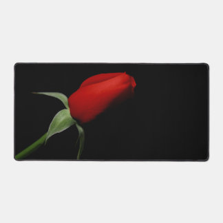 Rose Bud Love Elegant Artistic Photo Desk Mat