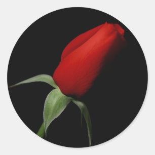 Rose Bud Wedding RSVP Invitation Envelope Seals