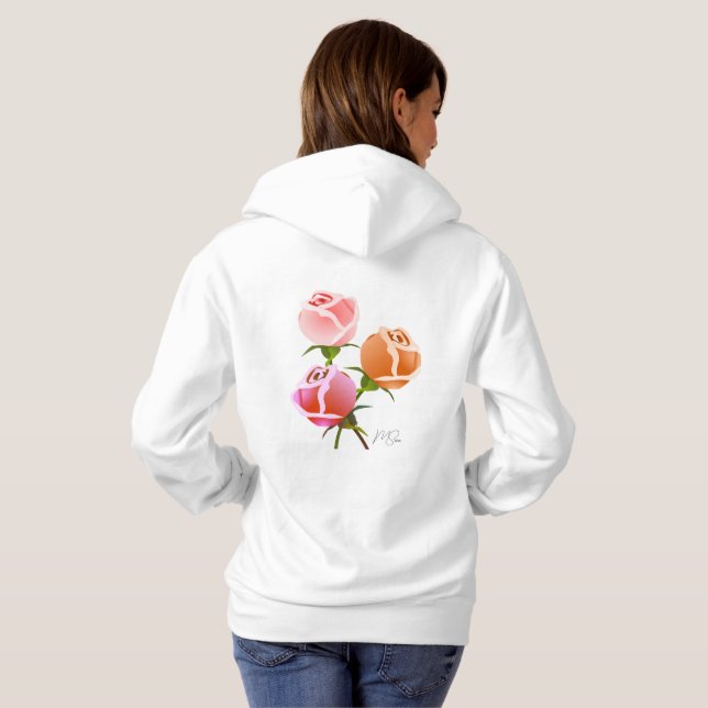 Rose Bud women's sweatshirt (Back Full)
