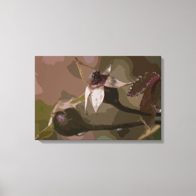 Rose Buds in Autumn Canvas Print (Front)