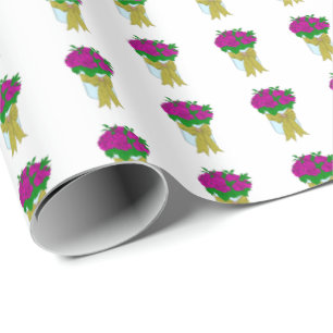 Rose Bunch Wrapping Paper