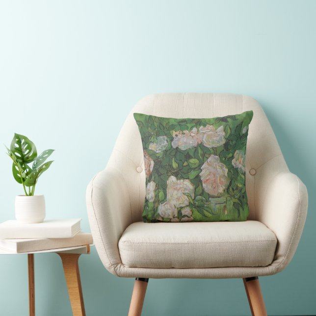 Rose Bush by Vincent Van Gogh Cushion (Chair)