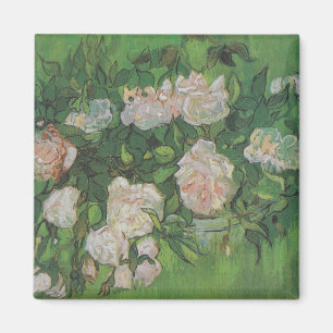 Rose Bush by Vincent Van Gogh  Magnet