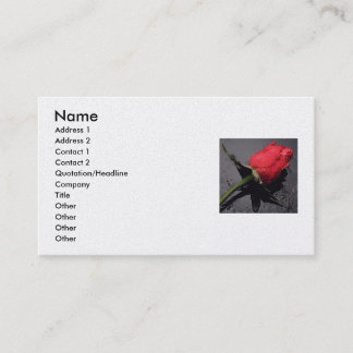 rose business card