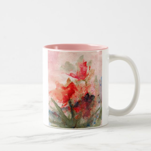 rose butterflies mug (Right)