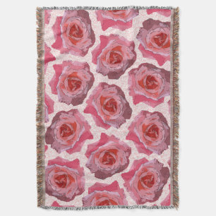 Rose Cartoon. RosaCartoonus. Throw Blanket