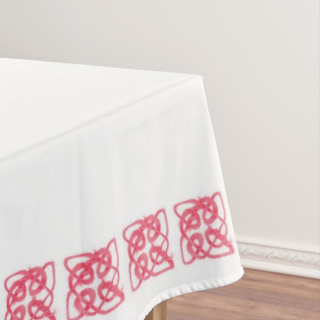 ROSE CELTIC KNOT 60x104 Tablecloth (In Situ)