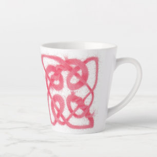 ROSE CELTIC KNOT Latte Mug
