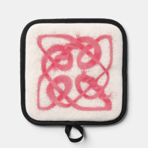 ROSE CELTIC KNOT Pot Holder 
