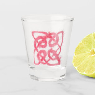 ROSE CELTIC KNOT Shot Glass