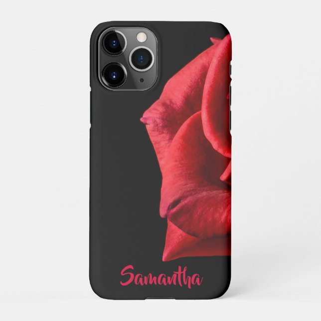 Rose Charm iPhone Case (Back)