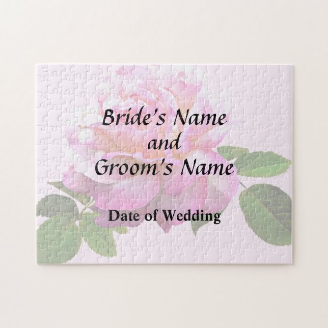 Rose Chicago Peace Wedding Products Jigsaw Puzzle (Horizontal)