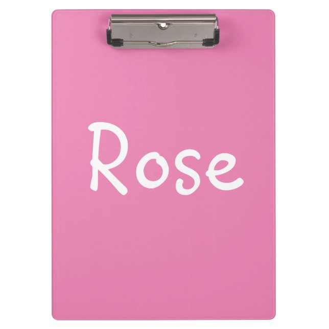 Rose Clipboard (Front)