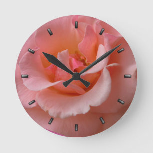 Rose Clock Wild Rose Flower Wall Clock Rose Decor