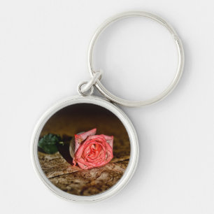 Rose Close-Up key chain