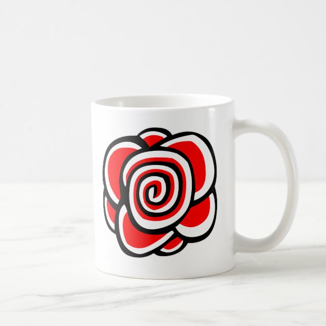 Rose Coffee Mug (Right)
