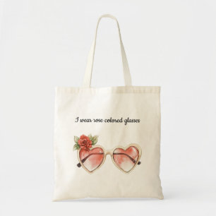 Rose Colored Sunglasses Tote Bag