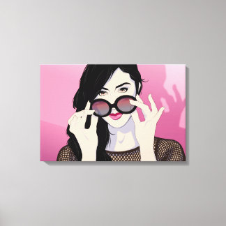 Rose-Coloured Glasses Canvas Print